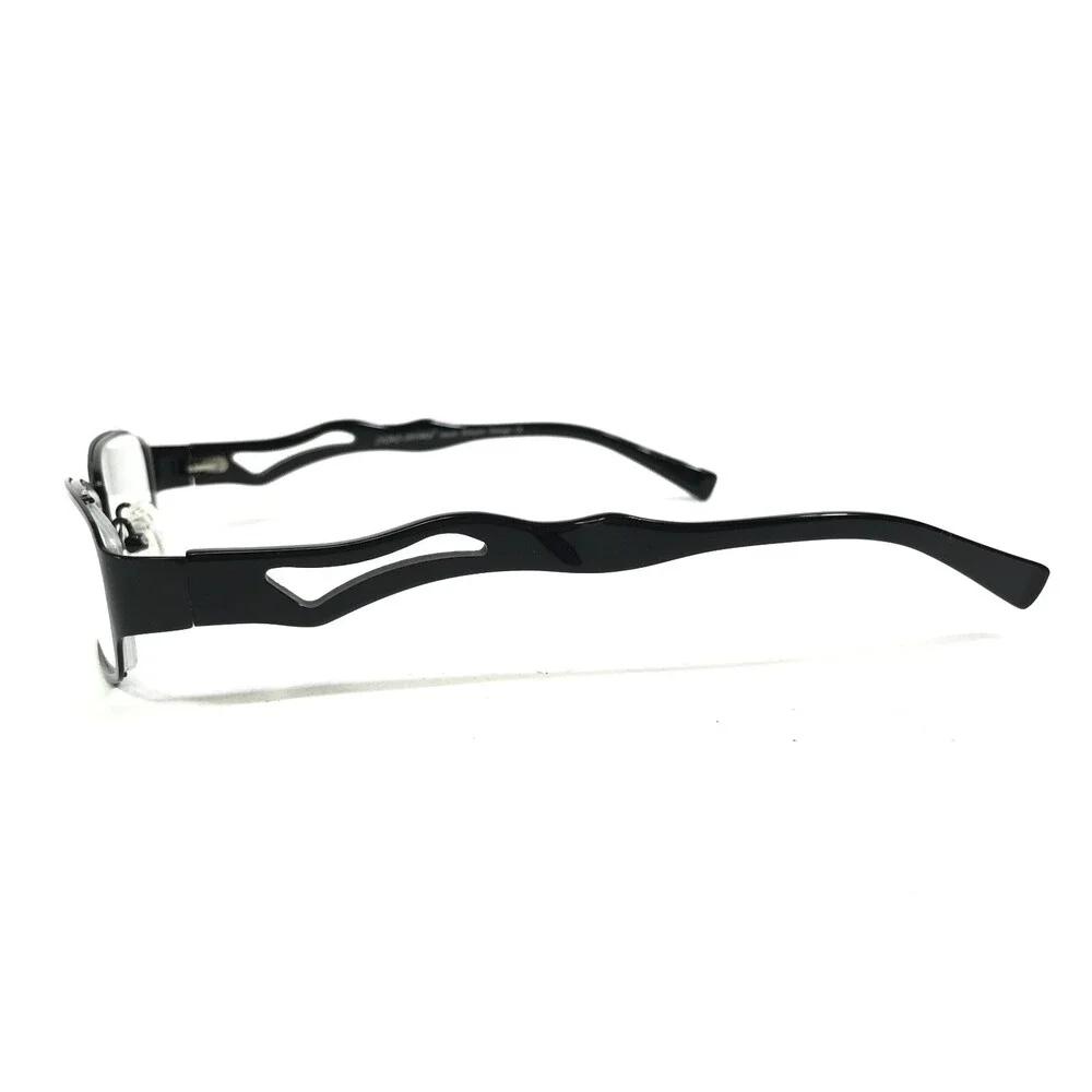 Iyoko-Inyake Eyeglasses Frames IY282 Col.6 Black Rectangular Full Rim 53-17-138